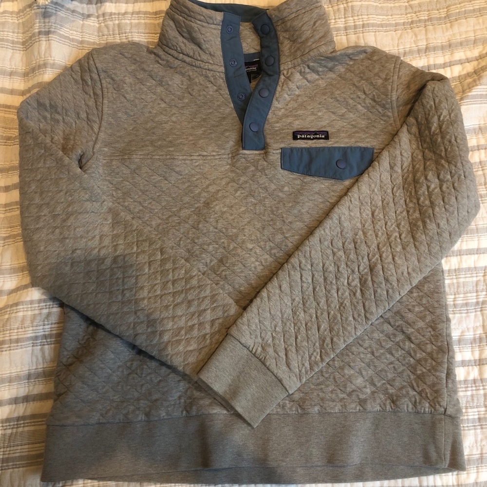 Patagonia organic cotton quilt snap-t pullover